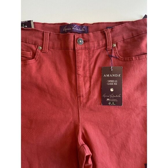 Gloria Vanderbilt Amanda Jeans Tapered Leg Classic Rise Size 10 Short - Picture 4 of 8